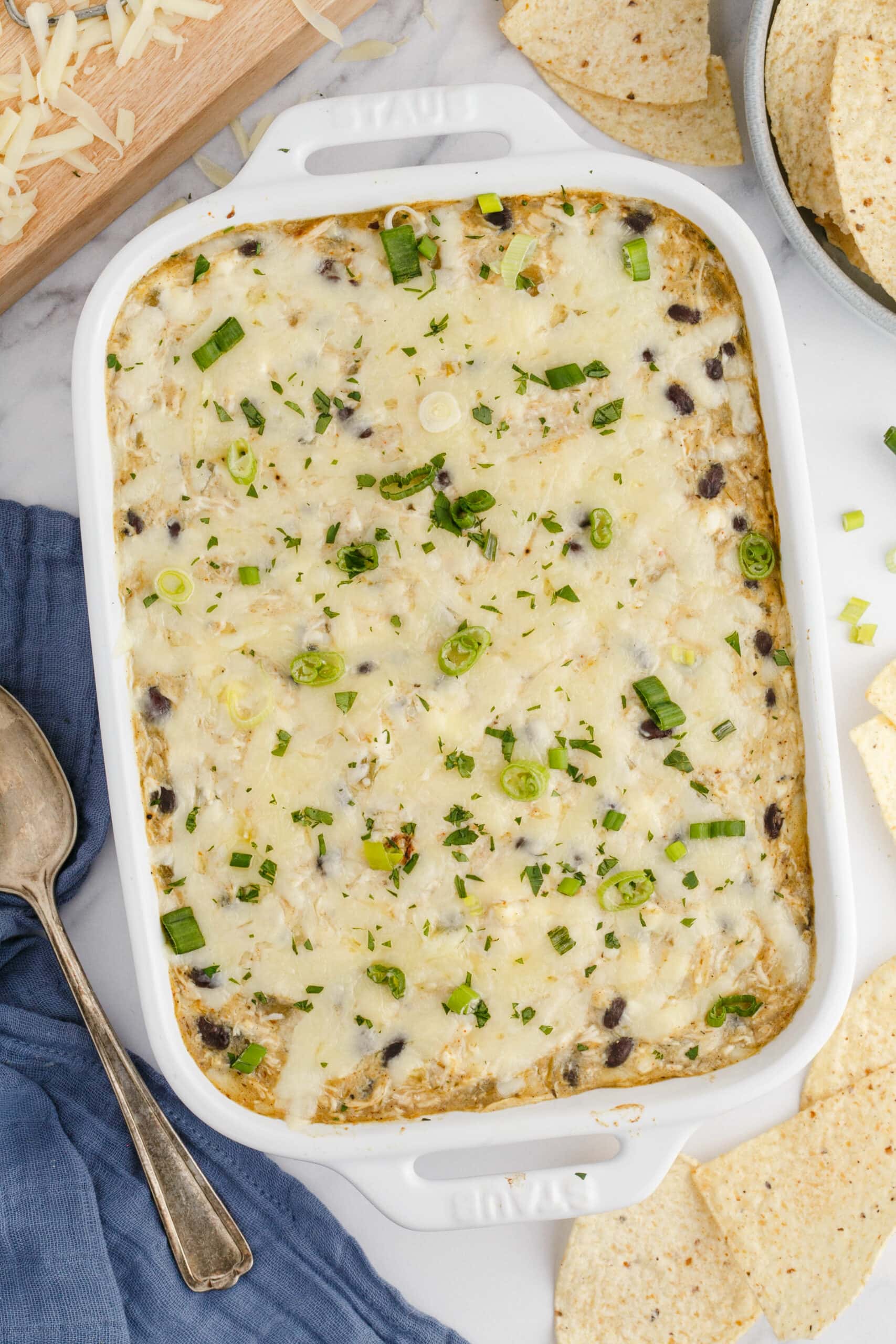 Creamy Chicken Enchilada Dip