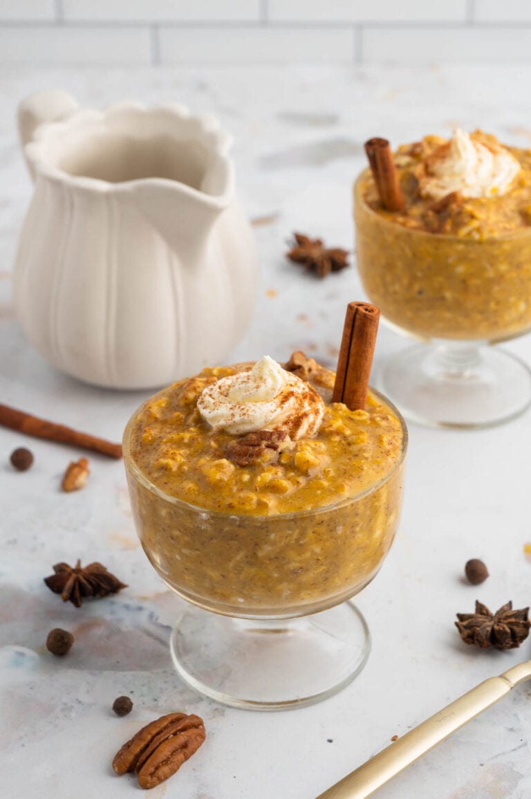 Healthy Pumpkin Overnight Oats