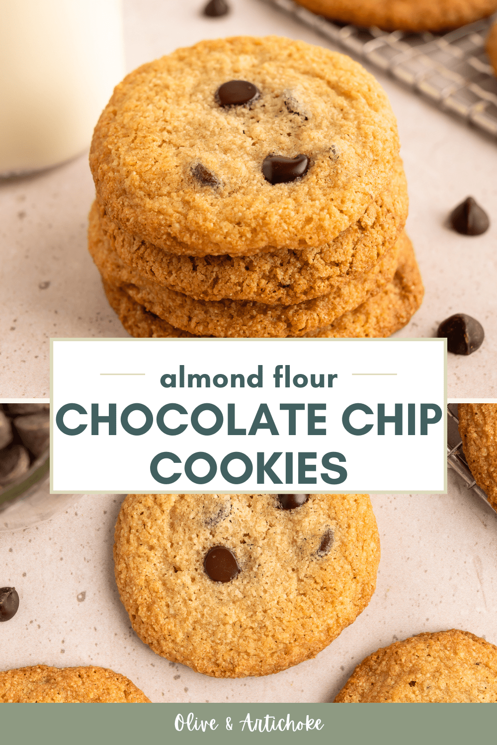 Almond Flour Chocolate Chip Cookies Olive & Artichoke