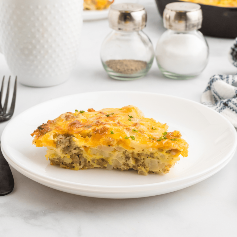 Traeger Smoked Breakfast Skillet with Sausage Olive & Artichoke