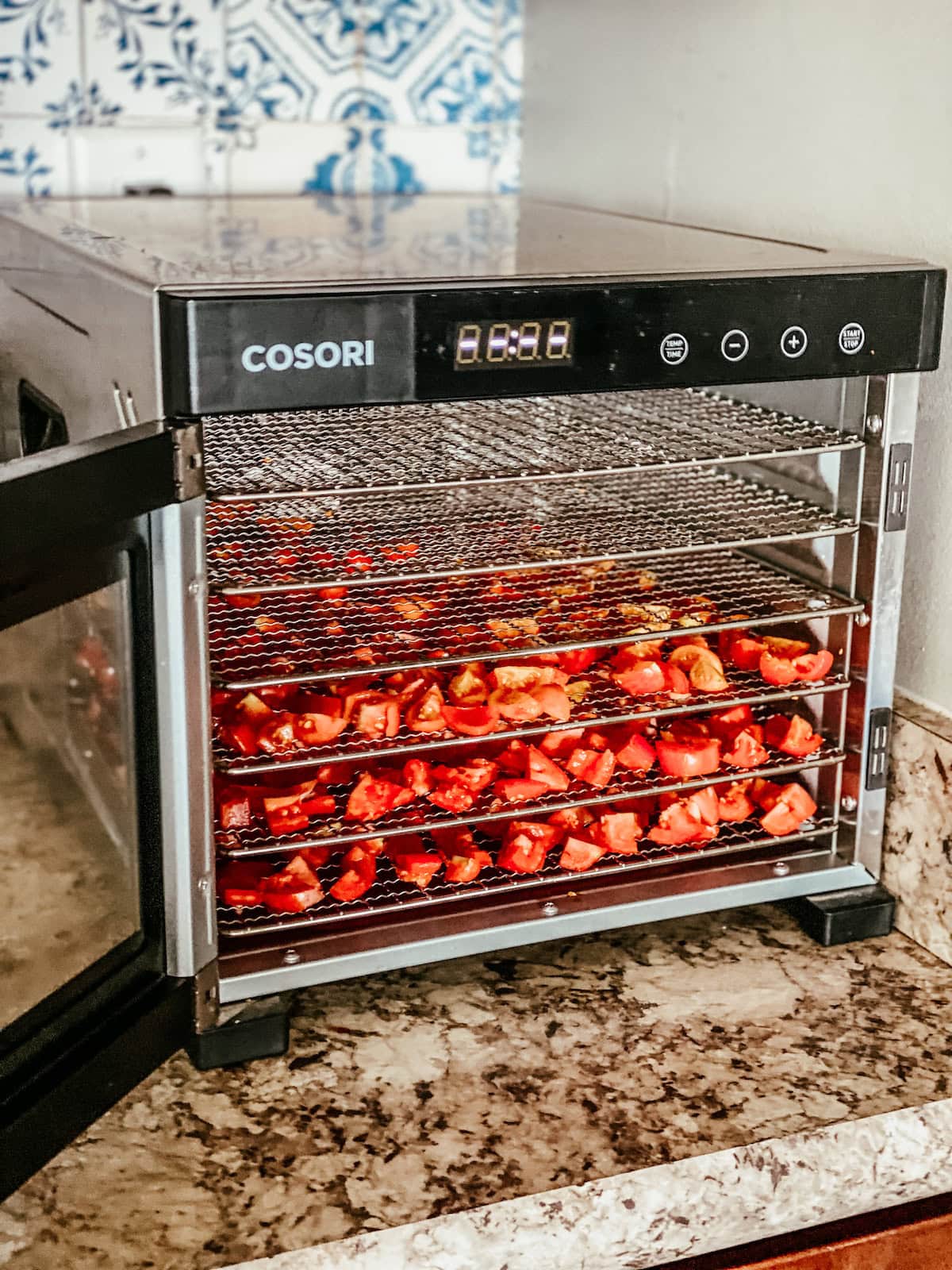 food dehydrator on a countertop. 